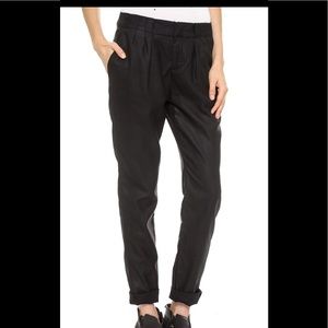 Rag & Bone/JEAN Aberdeen Coated Trousers Black 28